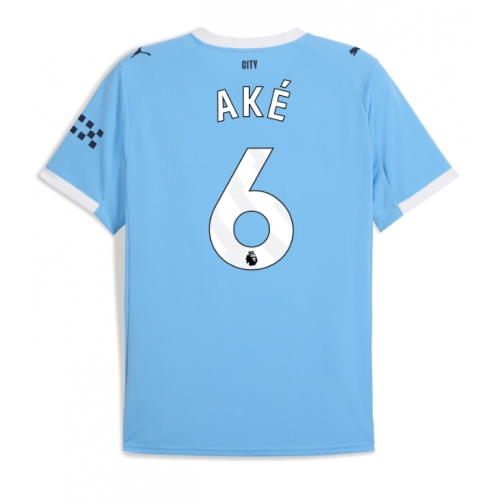 Billige Fotballdrakt Manchester City Nathan Ake #6 Replika Hjemmedrakt 2025-26 Kortermet Billige Fotballdrakt Manchester City Nathan Ake #6 Replika Hjemmedrakt 2025-26 Kortermet